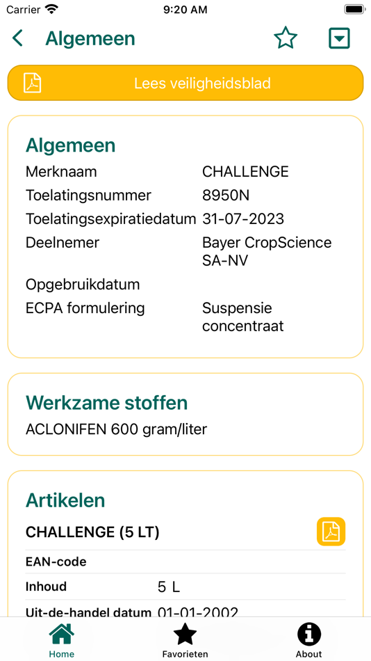 #2. Agro E-label (iOS) By: Fytostat