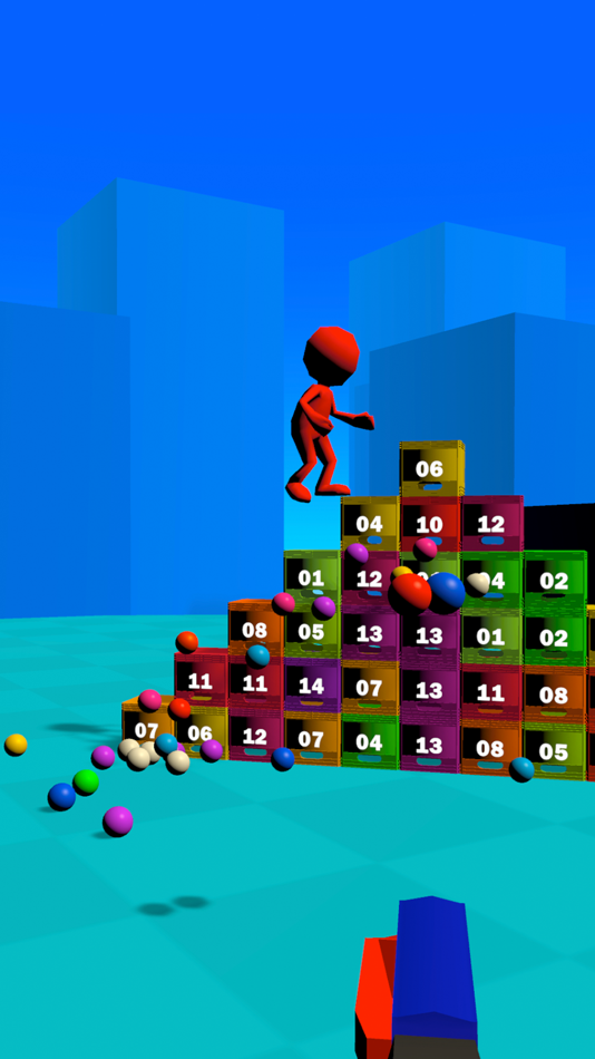 #2. Milk Crate Fall Challenge 3D (iOS) By: Skilljoy, LLC