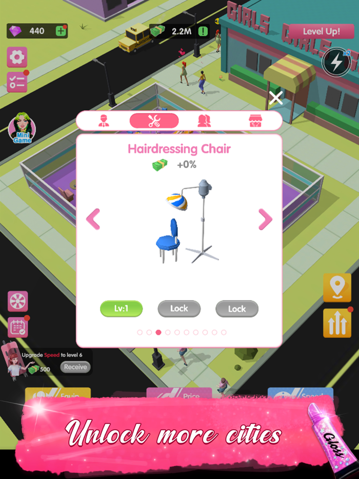 Idle Beauty Salon - Sims Game