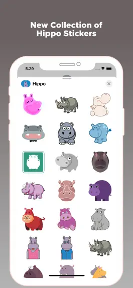 Game screenshot Happy Hippo Stickers apk