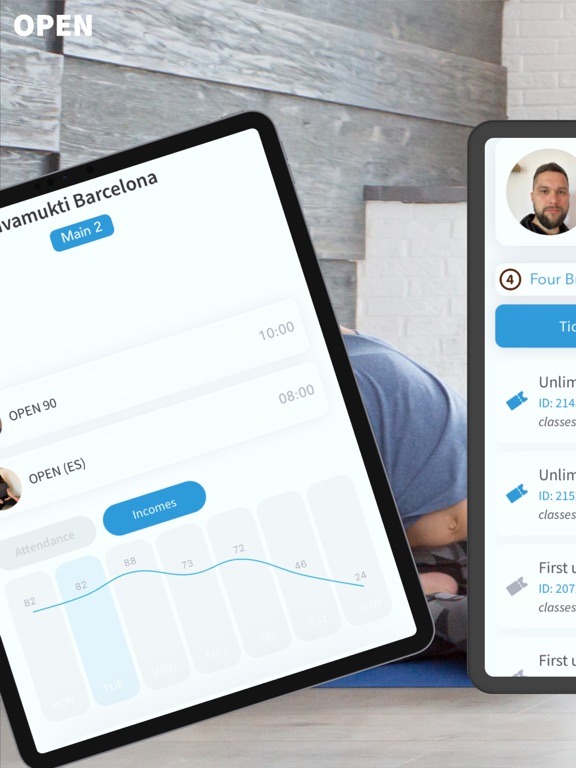 Open Manager. Yoga & Gym