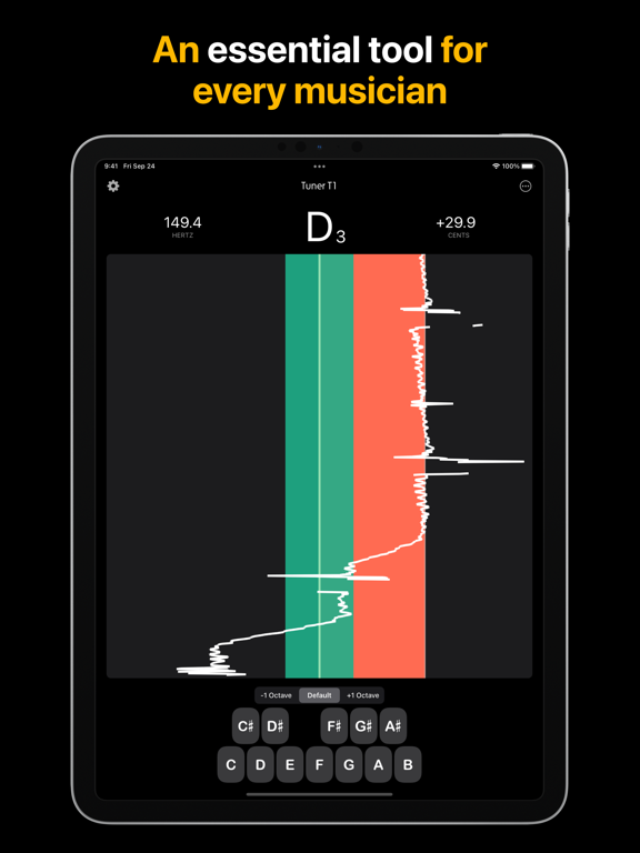 Screenshot #3 for Tuner T1 Pro