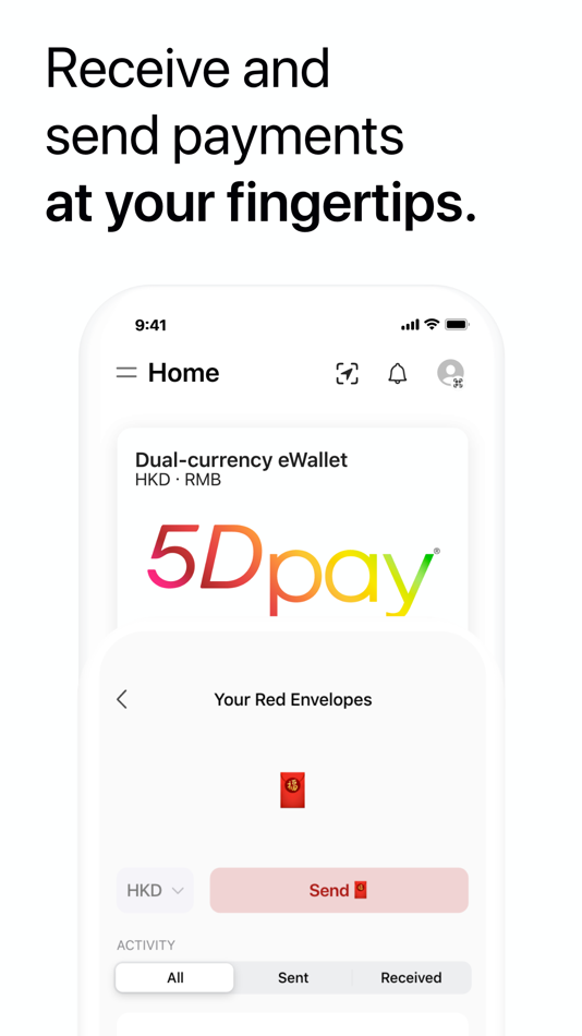 #1. 5D Pay (iOS) 由: Yintran Group Holdings Limited