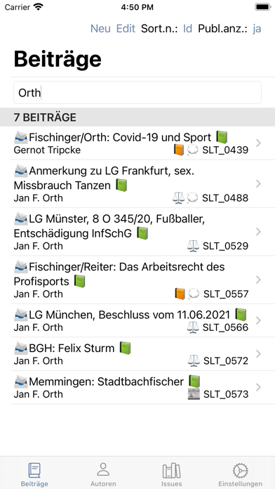 SLT-App Screenshot