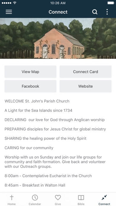 St. John's Parish Church SC Screenshot