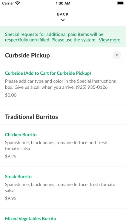 360 Degrees Gourmet Burritos