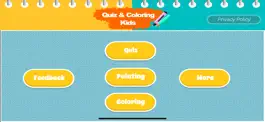 Game screenshot Quiz & Coloring book mod apk