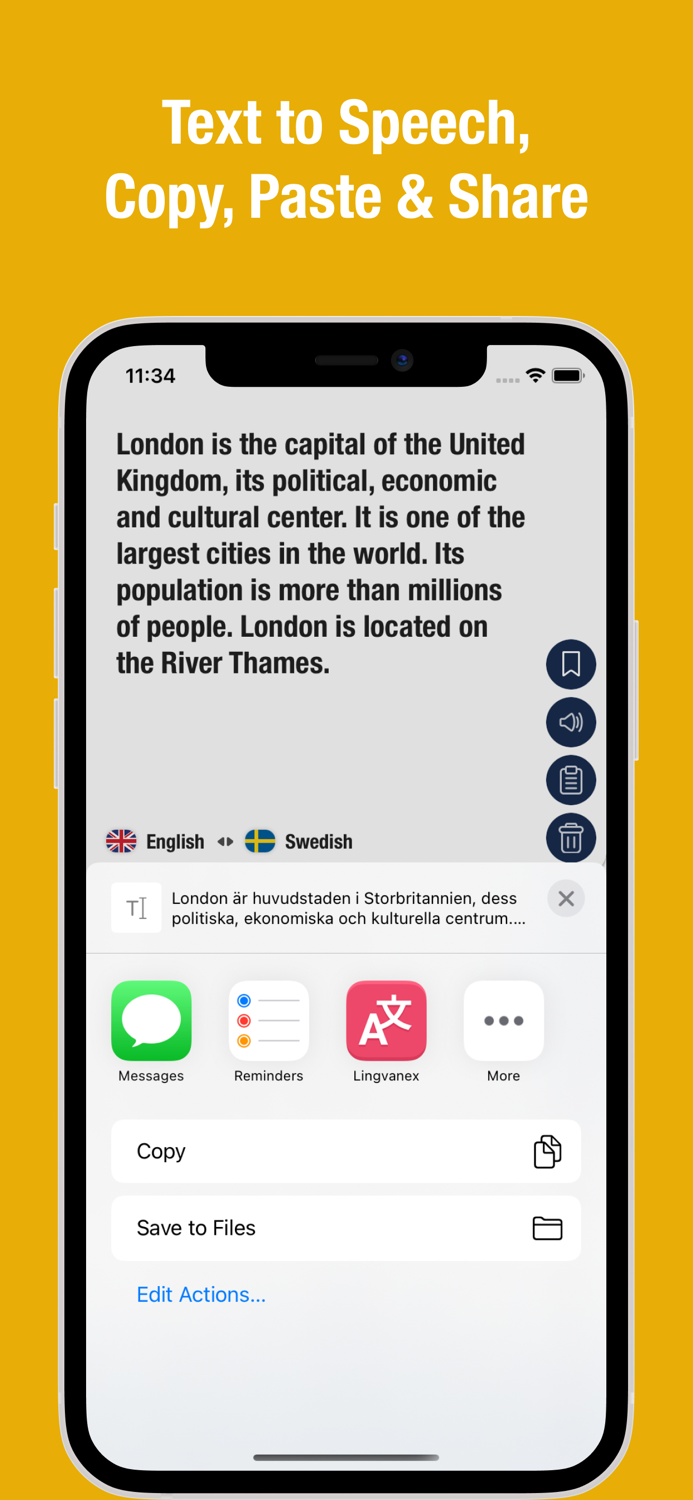 English to Swedish Translator.