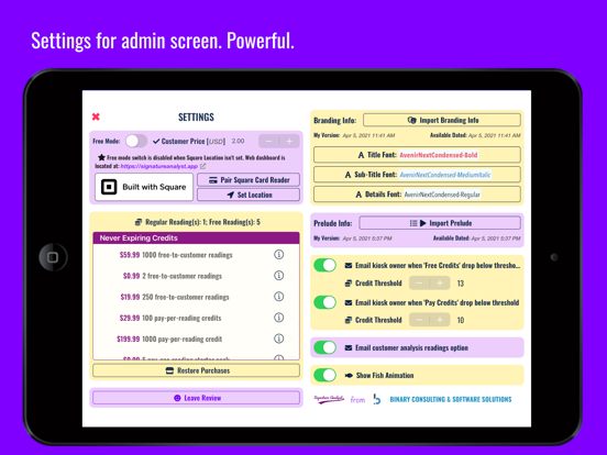 Screenshot #6 pour Signature Analyst Kiosk App