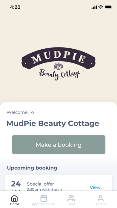 MudPie Beauty Cottage Screenshot