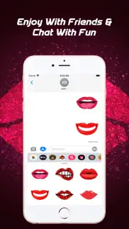 sexy kiss lips stickers iphone screenshot 4