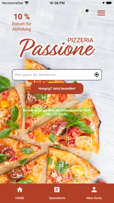Pizzeria Passione Bonn Screenshot