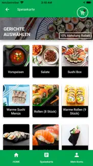 mizumi sushi iphone screenshot 2