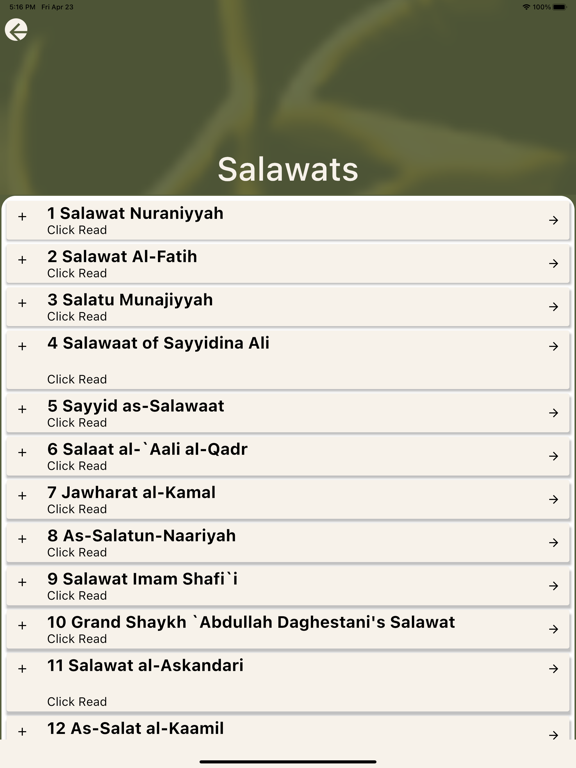 Screenshot #5 pour Salawats Prayers Zikhirmatic