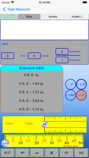 tape measure calculator iphone screenshot 3