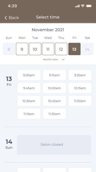 Radiance Beauty Spa Screenshot