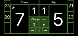Game screenshot Simple Badminton Scoreboard apk