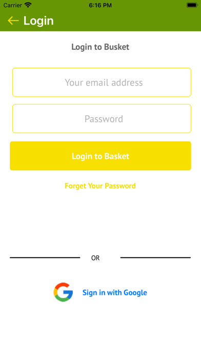 The Basket - Grocery Shopping Screenshot