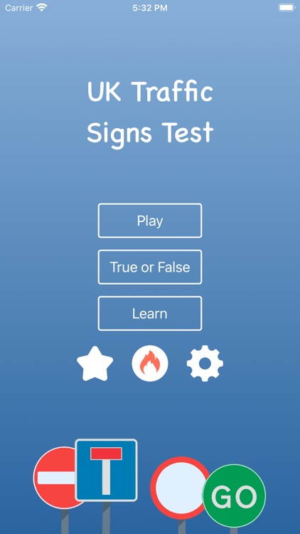 UK Road Signs: Test and Theory