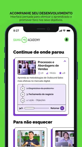 Game screenshot Gama Academy: Cursos online apk