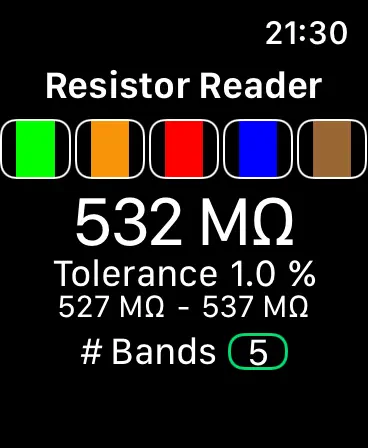 #2. Resistor Reader (iOS) di: JONOTHON CONE