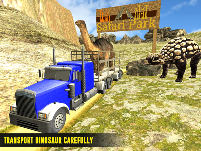 Dinosaur Transporter Trucks 3D