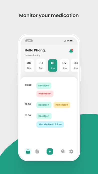 Screenshot #1 pour Preminder - Remind medication