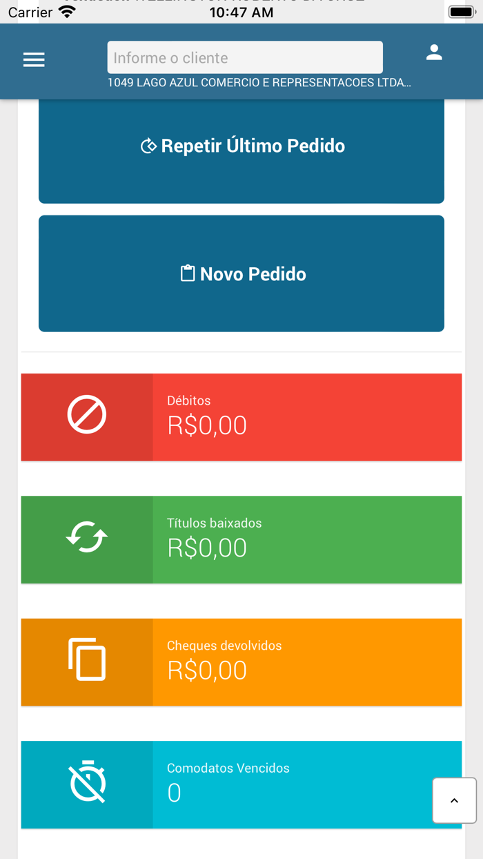 Lago Azul Distribuição