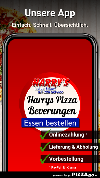 Harrys Pizza Beverungen Screenshot