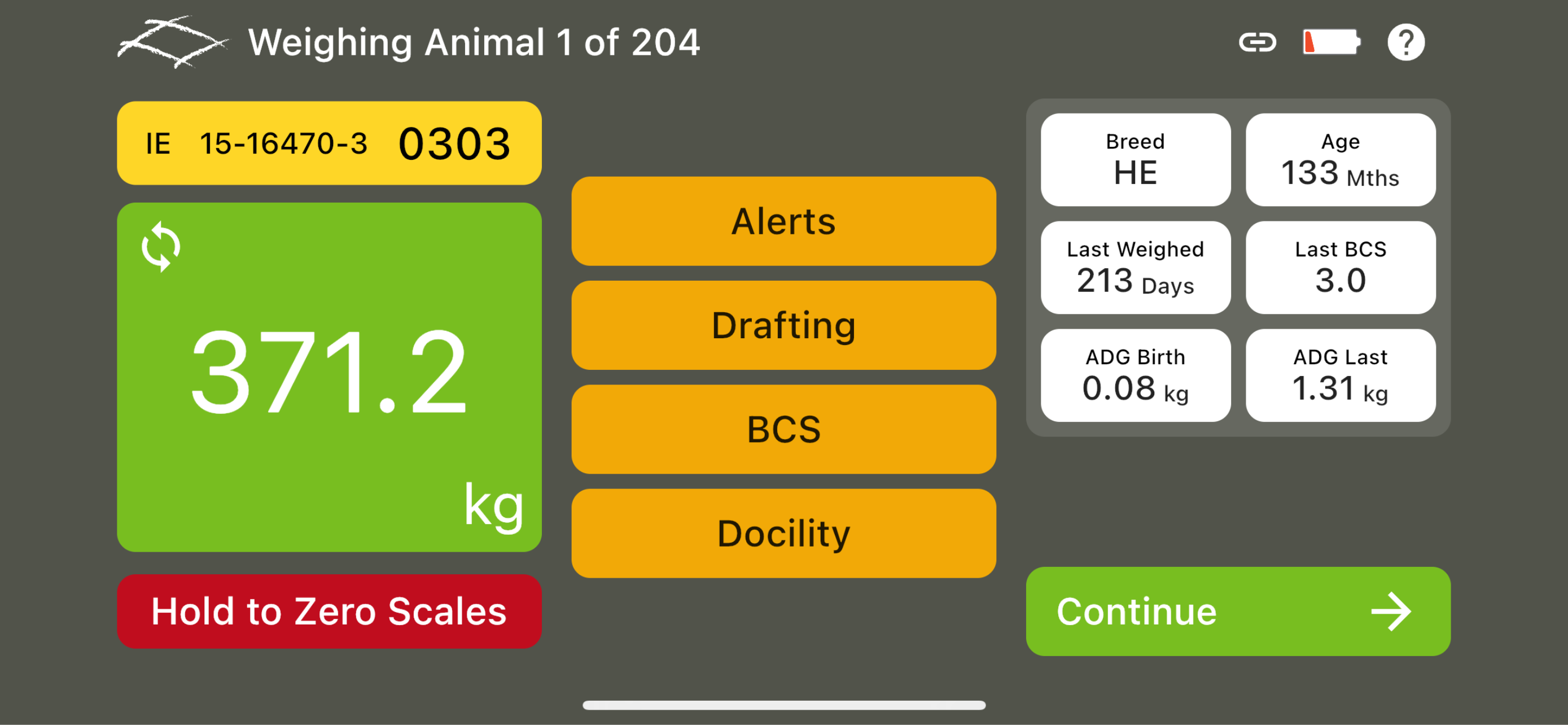 WeighRite: Livestock Weighing
