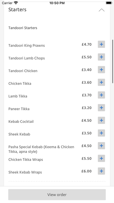 Pasha Balti, Newport Screenshot