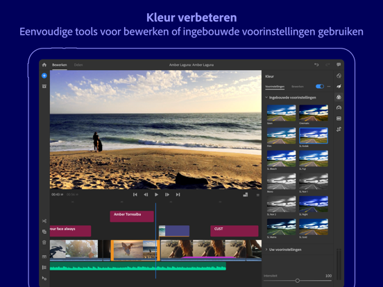 Adobe Premiere Rush: Video iPad app afbeelding 5