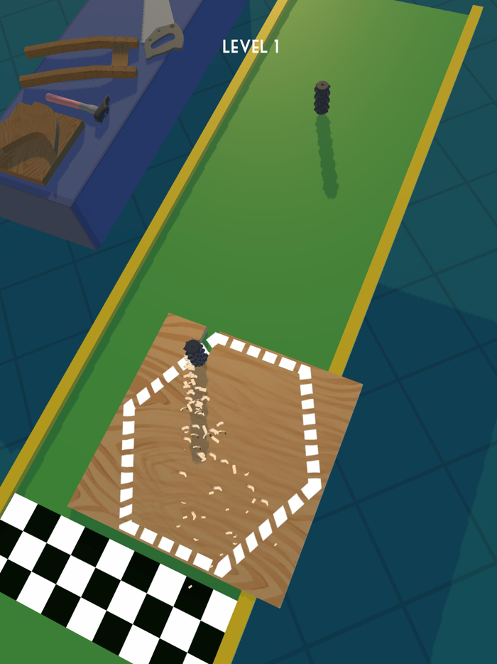 Wood Cut runner 3D