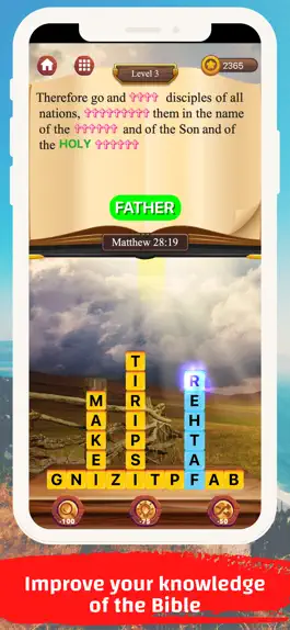 Game screenshot Bible Verse Word Puzzle apk