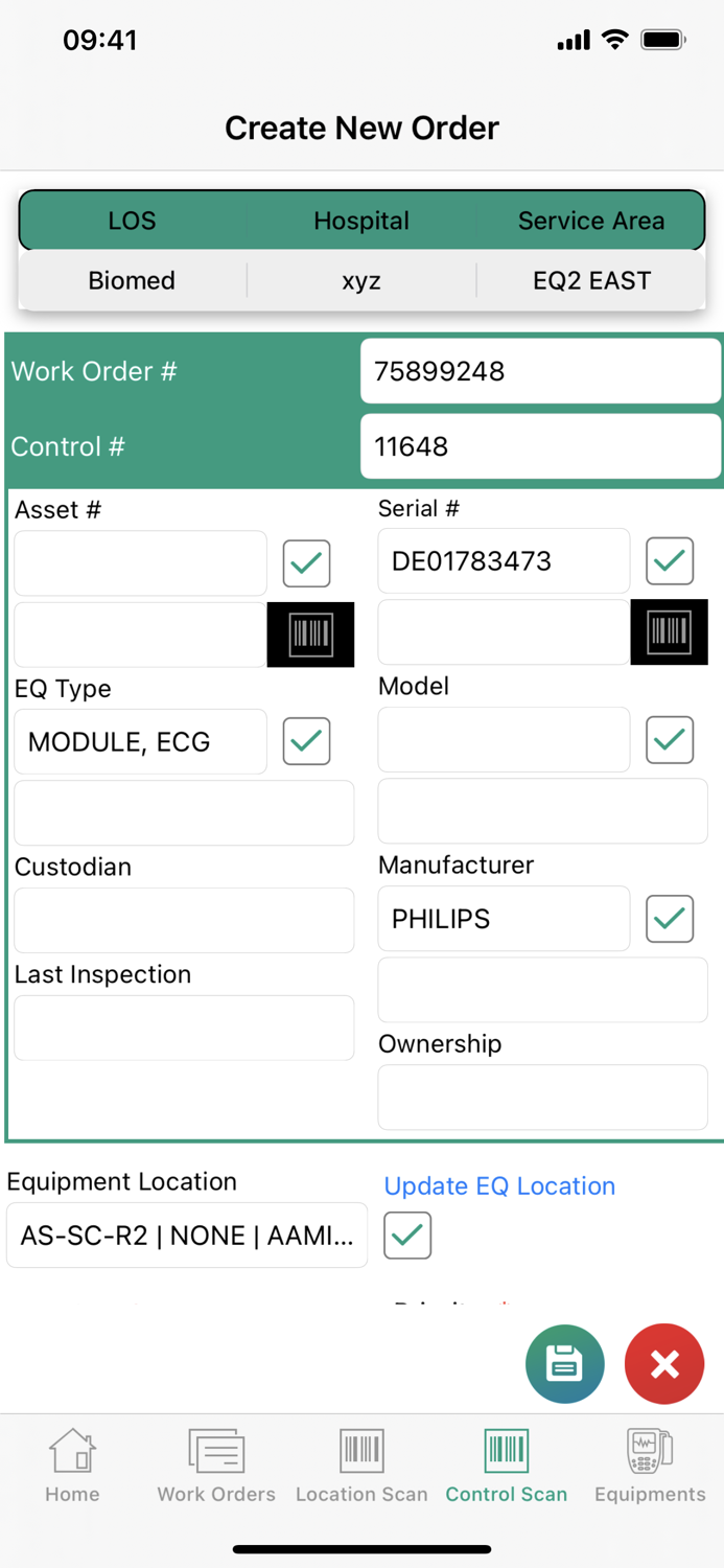 EQ2 HEMS Inventory Management