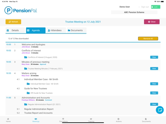 Screenshot #6 pour PensionPal Governance