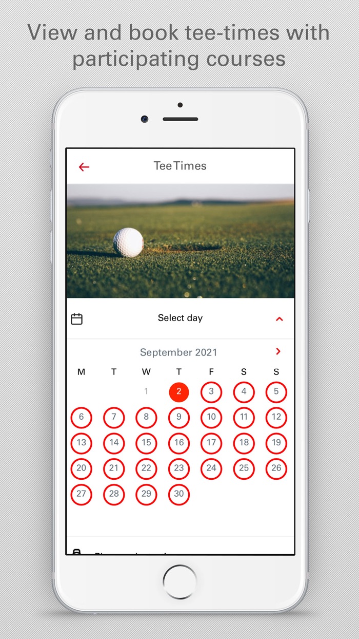 UK GOLF - Player App