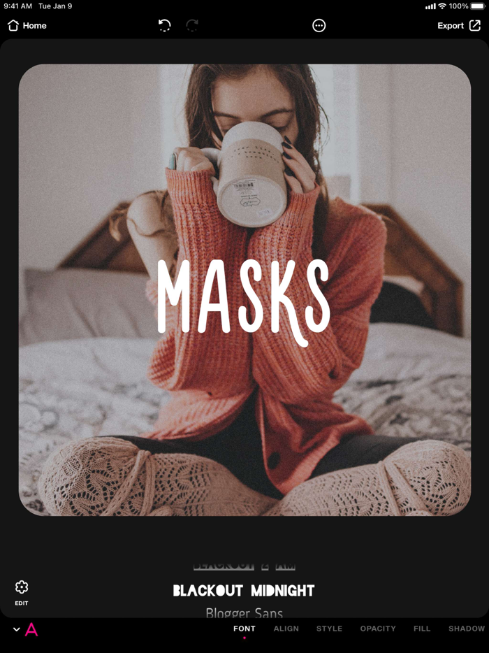 Font Candy Photo and Text Editor