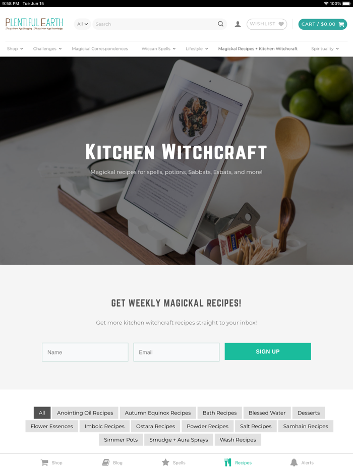 Plentiful Earth  Witch Store