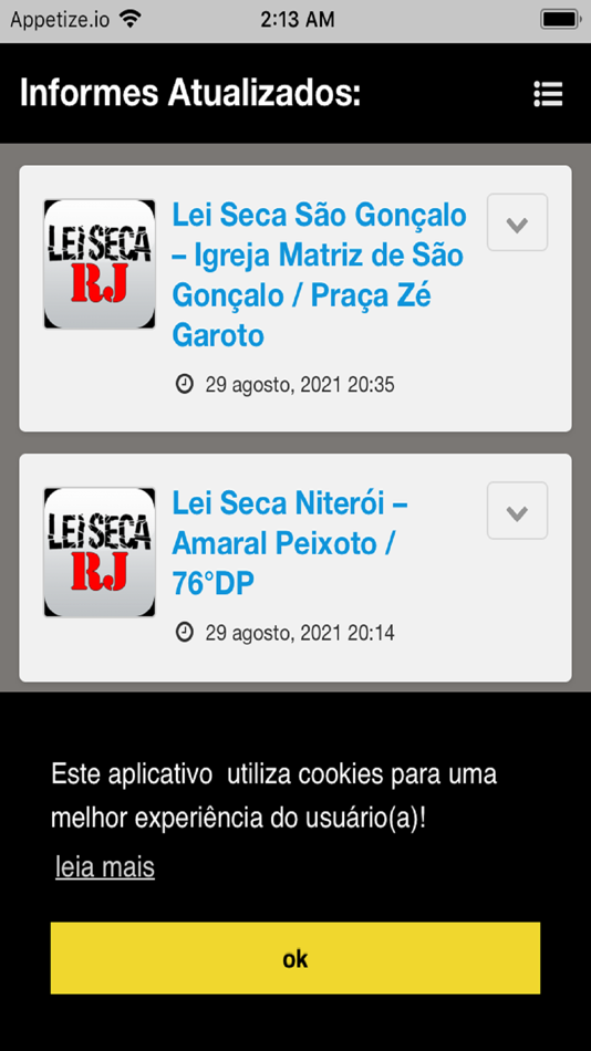 #1. Lei Seca Rj Resumo (iOS) 由: Fabricio Mello