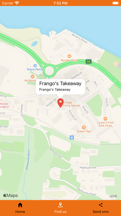 Frango's Takeaway Screenshot