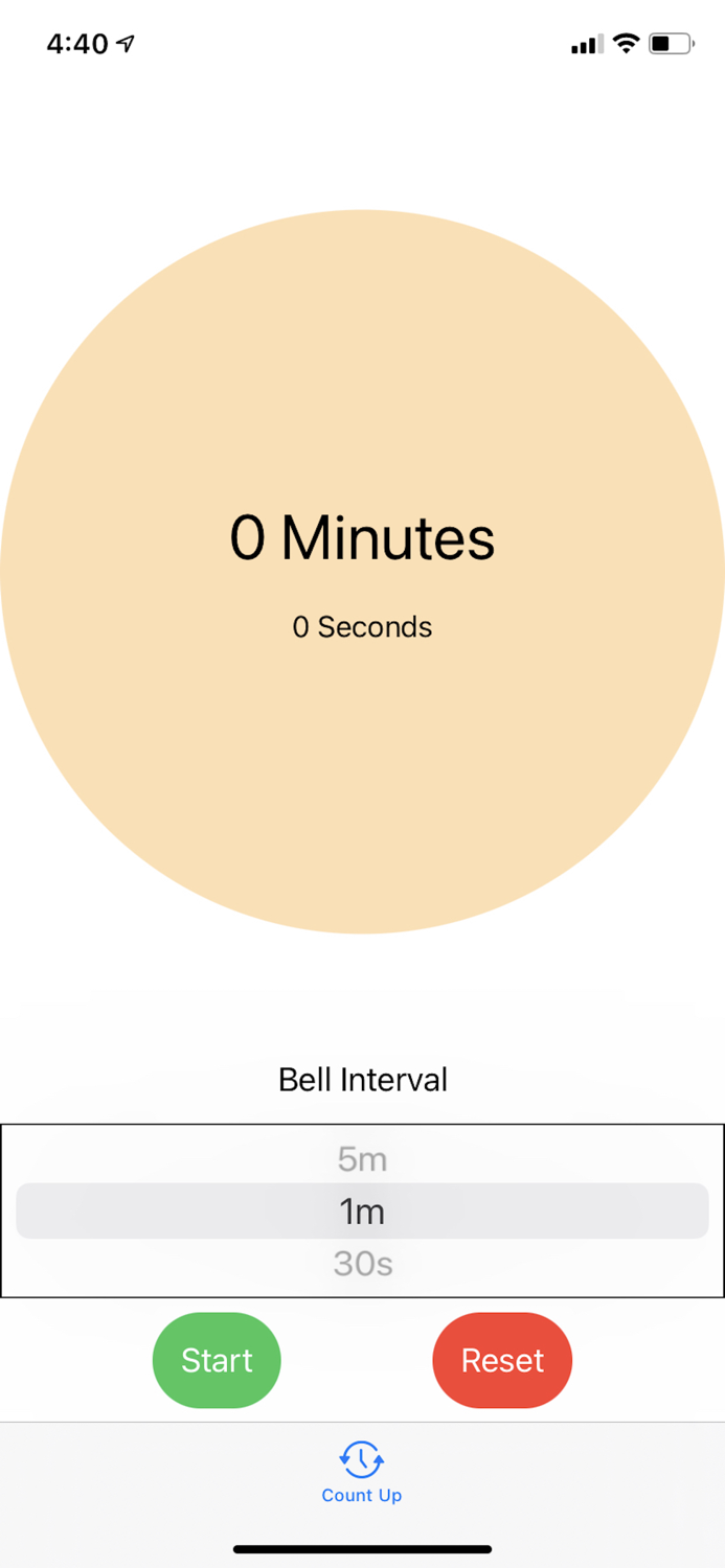 CountUp - Meditation Tracker