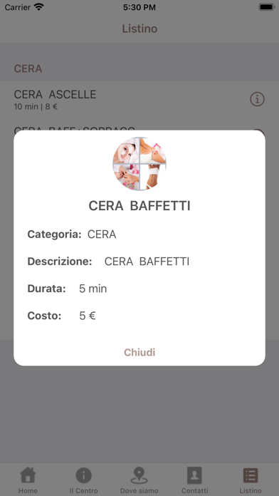 Centro Benessere Colle Screenshot