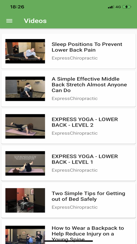 #5. Express Chiropractic (iOS) โดย: Express Chiropractic LLC