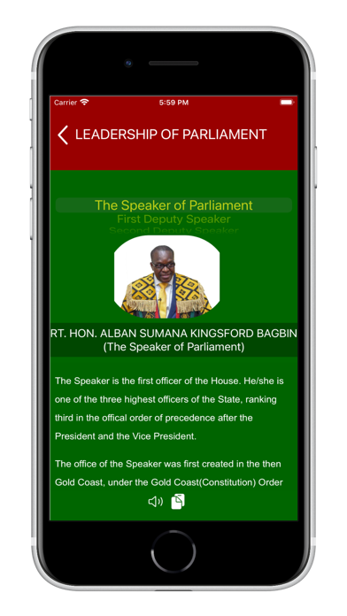 Parliamentary Watch Screenshot