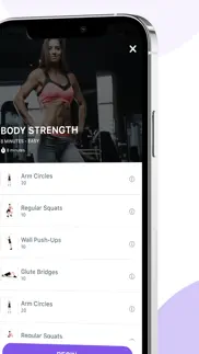 home workout - female fitness iphone screenshot 4