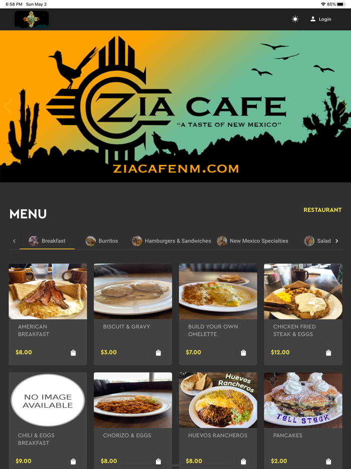Zia Cafe NM