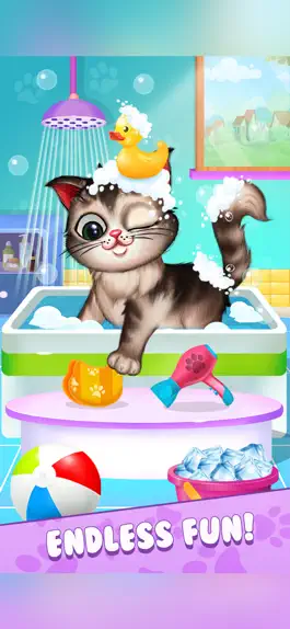Game screenshot My Fluffy Kitty: Pet Care Game mod apk