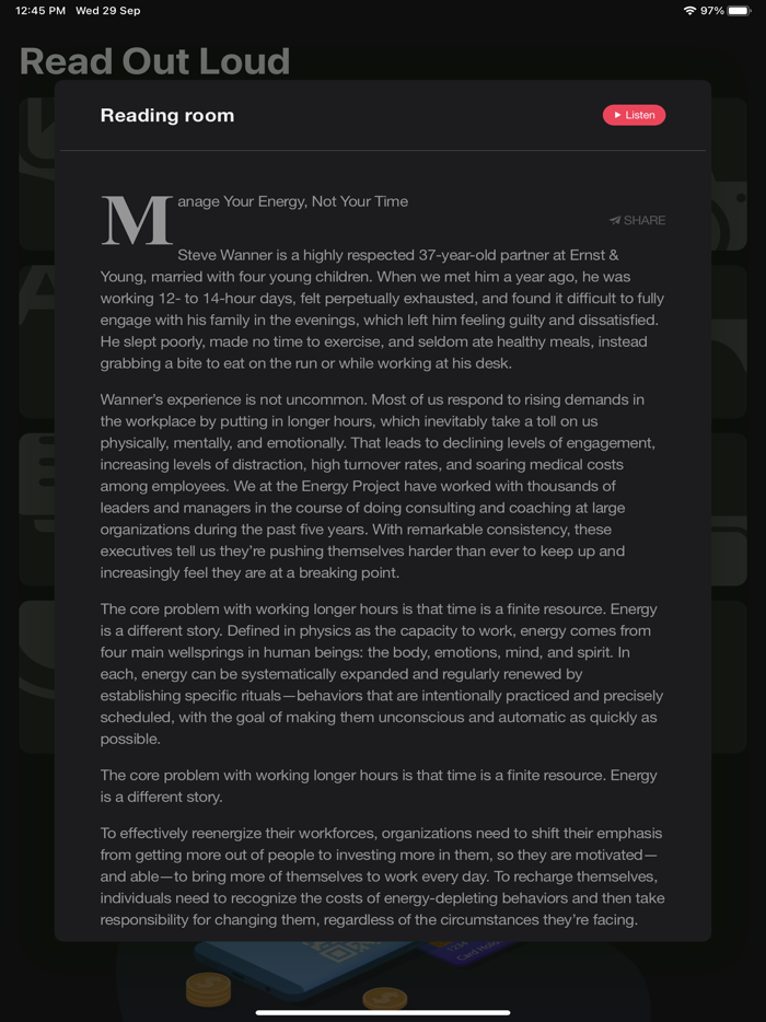 Text to Speech Reader App