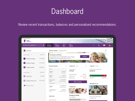 Fort Financial iPad screenshot 2 - Finance app